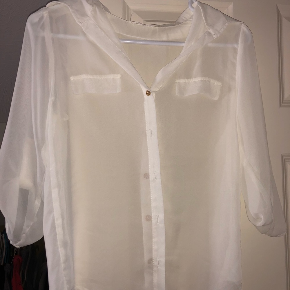 Ivory blouse - Picture 2 of 3